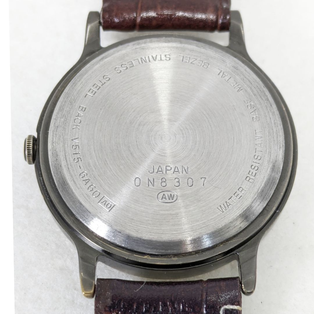 Seiko Alba Analog Quartz Men Battery & Band Replaced Working Item