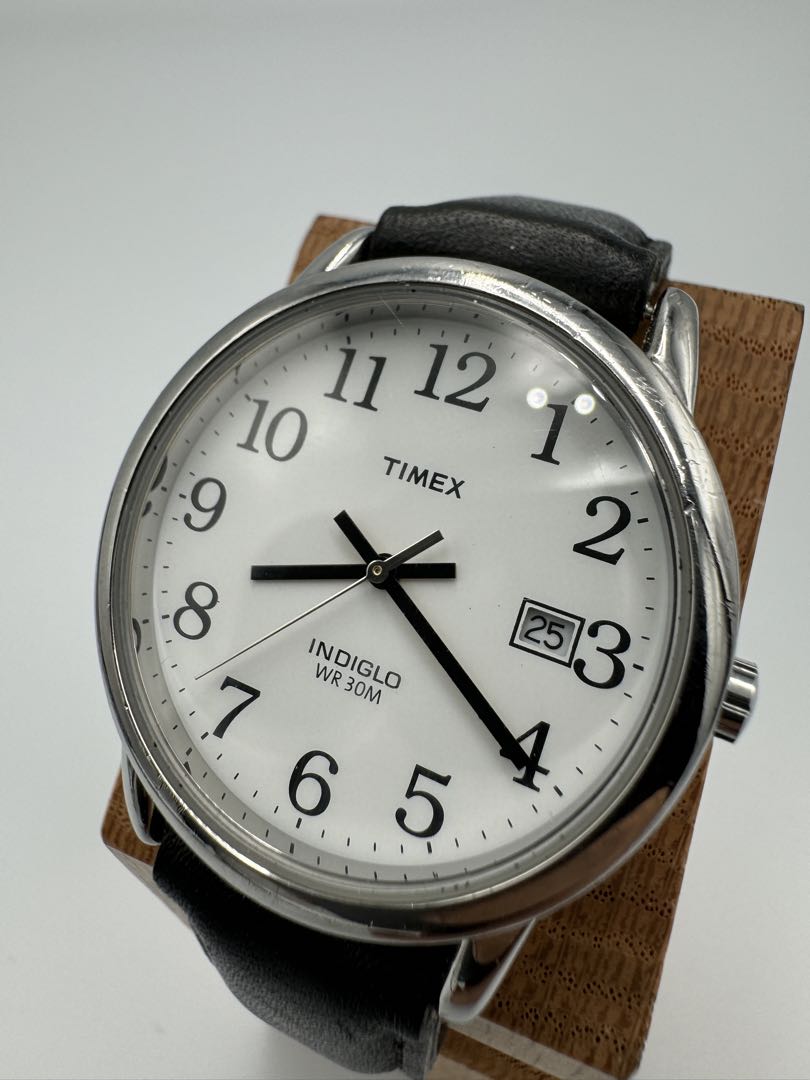 TIMEX Standard T49870 Analog Quartz Unisex Indiglo Men Watch Date Calendar