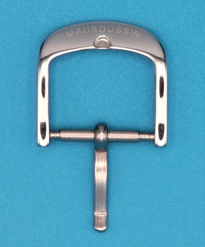 Analog Quartz Men Men Mauboussin Genuine Buckle 15Mm Silver Tone
