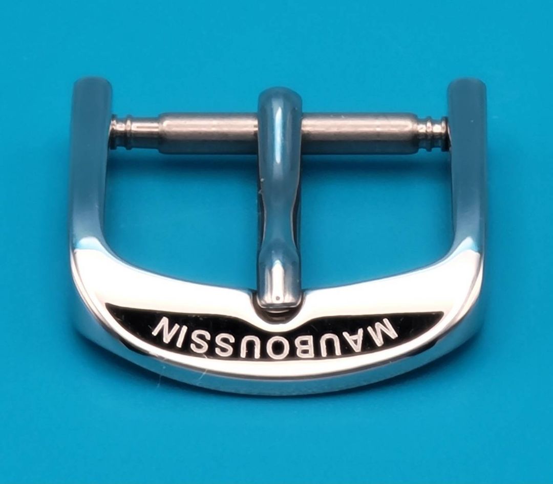 Analog Quartz Men Men Mauboussin Genuine Buckle 15Mm Silver Tone