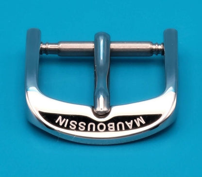 Analog Quartz Men Men Mauboussin Genuine Buckle 15Mm Silver Tone