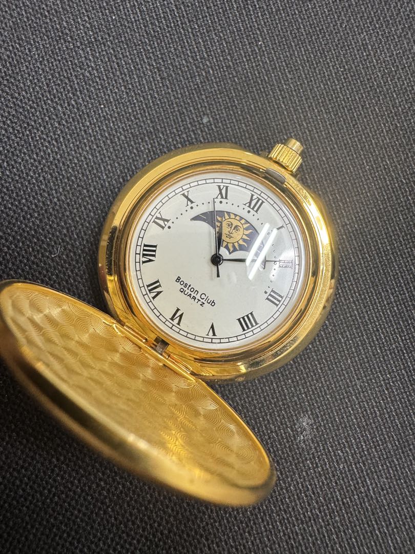 Sun Flame Boston Club Analog Quartz Men Watch For Parts