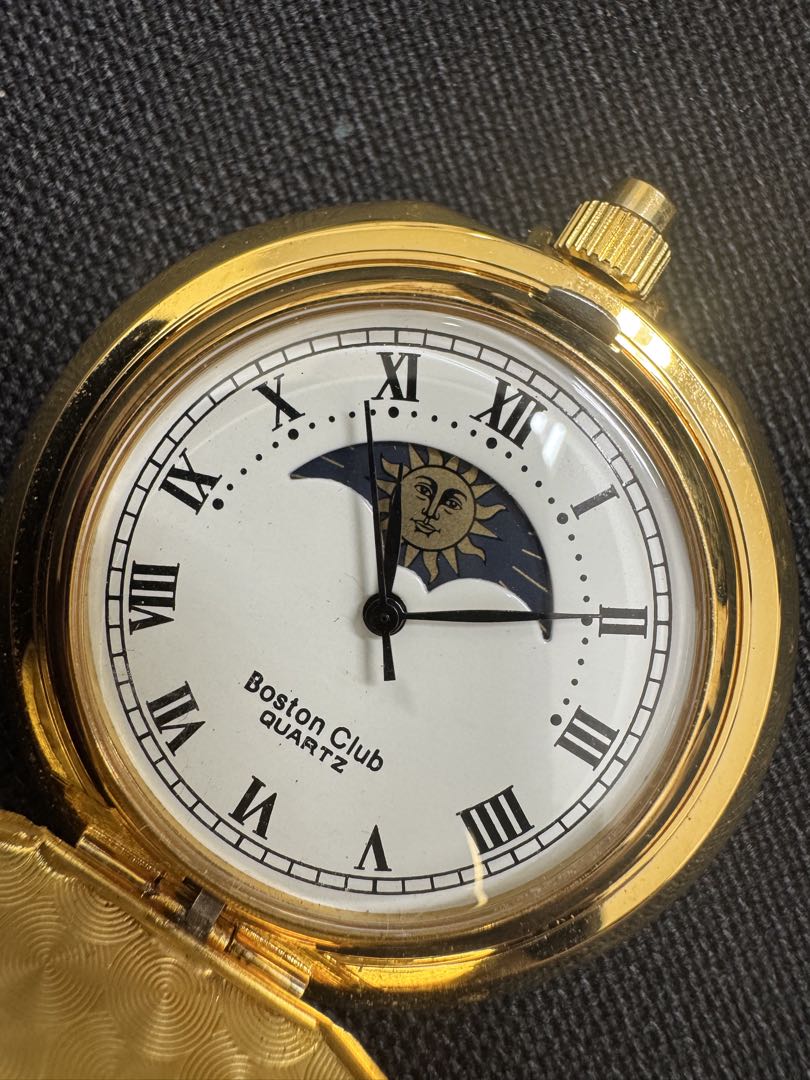 Sun Flame Boston Club Analog Quartz Men Watch For Parts