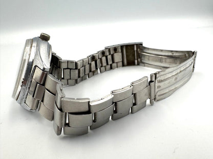 Seiko Tomony 5000-8010 Analog Mechanical (Manual) Unisex Adults Day Date Manual Vintage Men'S Watch Runs