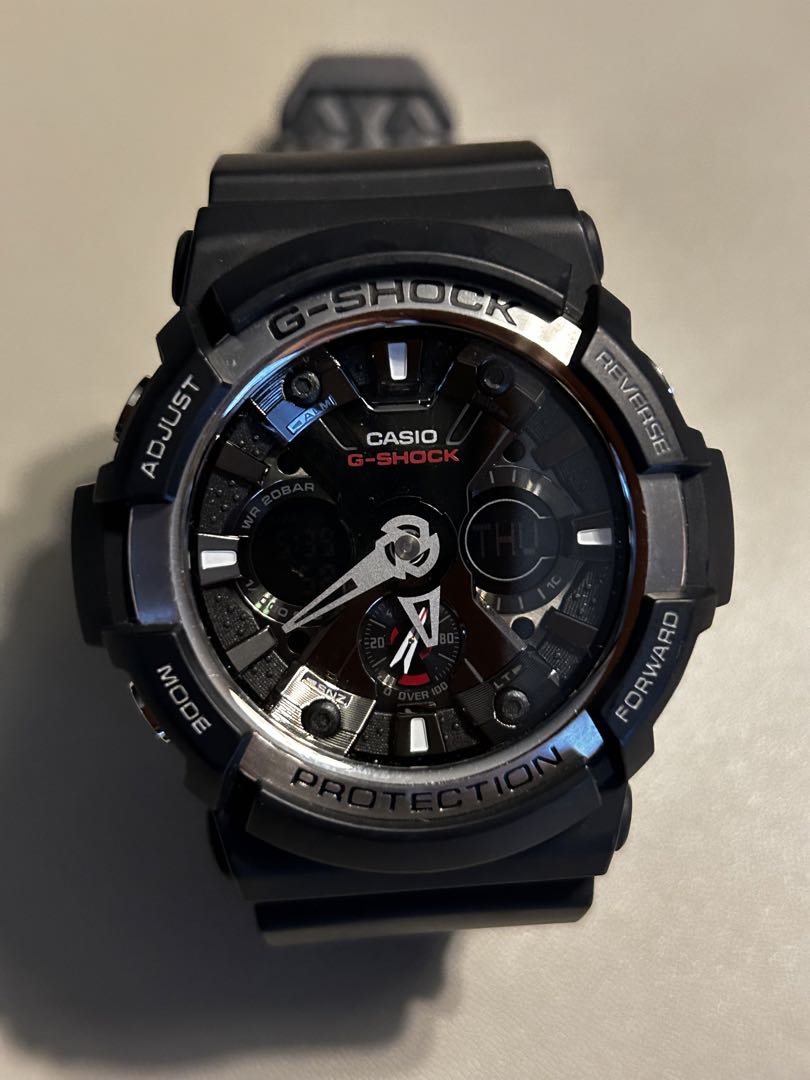G-Shock GA GA-200BW-1AJF Digital-Analog Quartz Men -200Bw-1Ajf