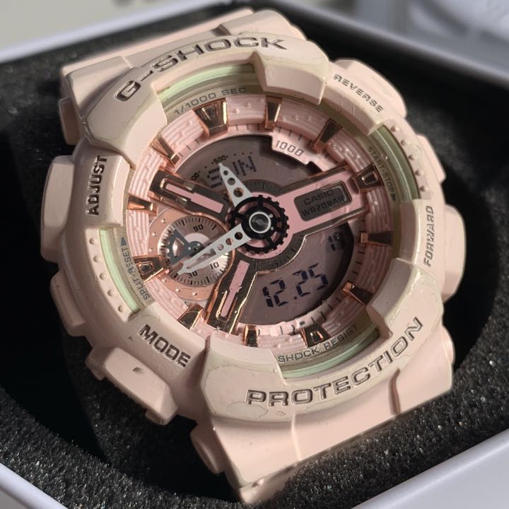 G-Shock GM GMA-S110MP-4A1CR Digital-Analog Quartz Women A-S110Mp-4A1Cr