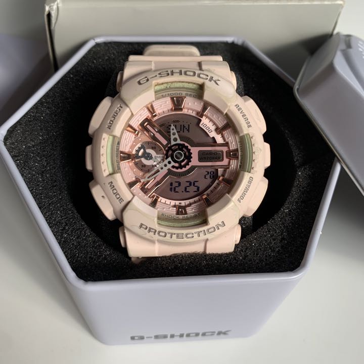 G-Shock GM GMA-S110MP-4A1CR Digital-Analog Quartz Women A-S110Mp-4A1Cr