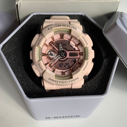 G-Shock GM GMA-S110MP-4A1CR Digital-Analog Quartz Women A-S110Mp-4A1Cr