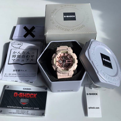 G-Shock GM GMA-S110MP-4A1CR Digital-Analog Quartz Women A-S110Mp-4A1Cr