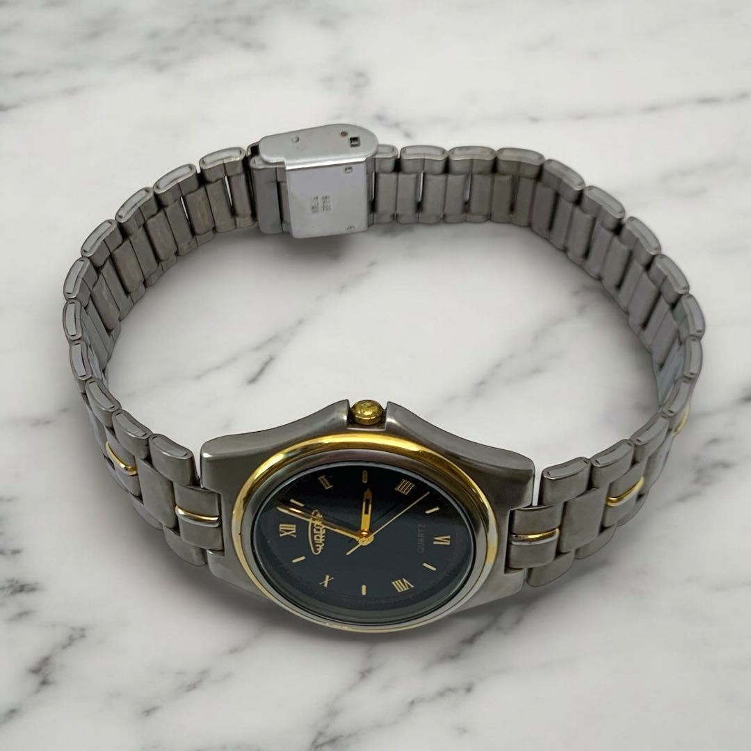 Aureole Analog Quartz Men オレオール M443❀ Watch コンビ チタン ３針 ローマン 防水