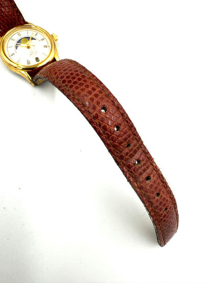Citizen Lighthouse 6085-G02534 Analog Quartz (Battery) Women Vintage Moonphase Gold Plated Ladies Junk Watch