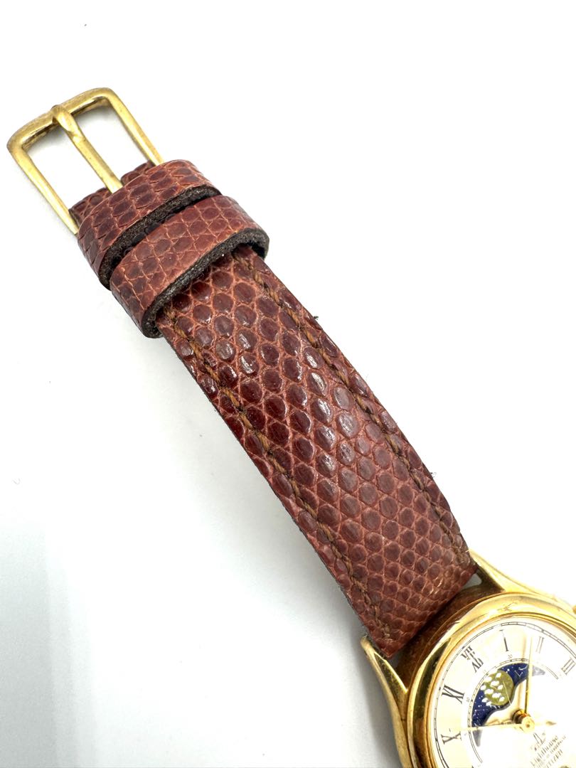 Citizen Lighthouse 6085-G02534 Analog Quartz (Battery) Women Vintage Moonphase Gold Plated Ladies Junk Watch