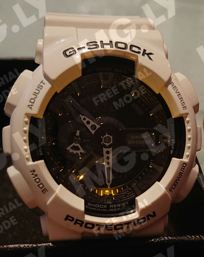 G-Shock GA GA-110GW Digital-Analog Quartz Men -110Gw