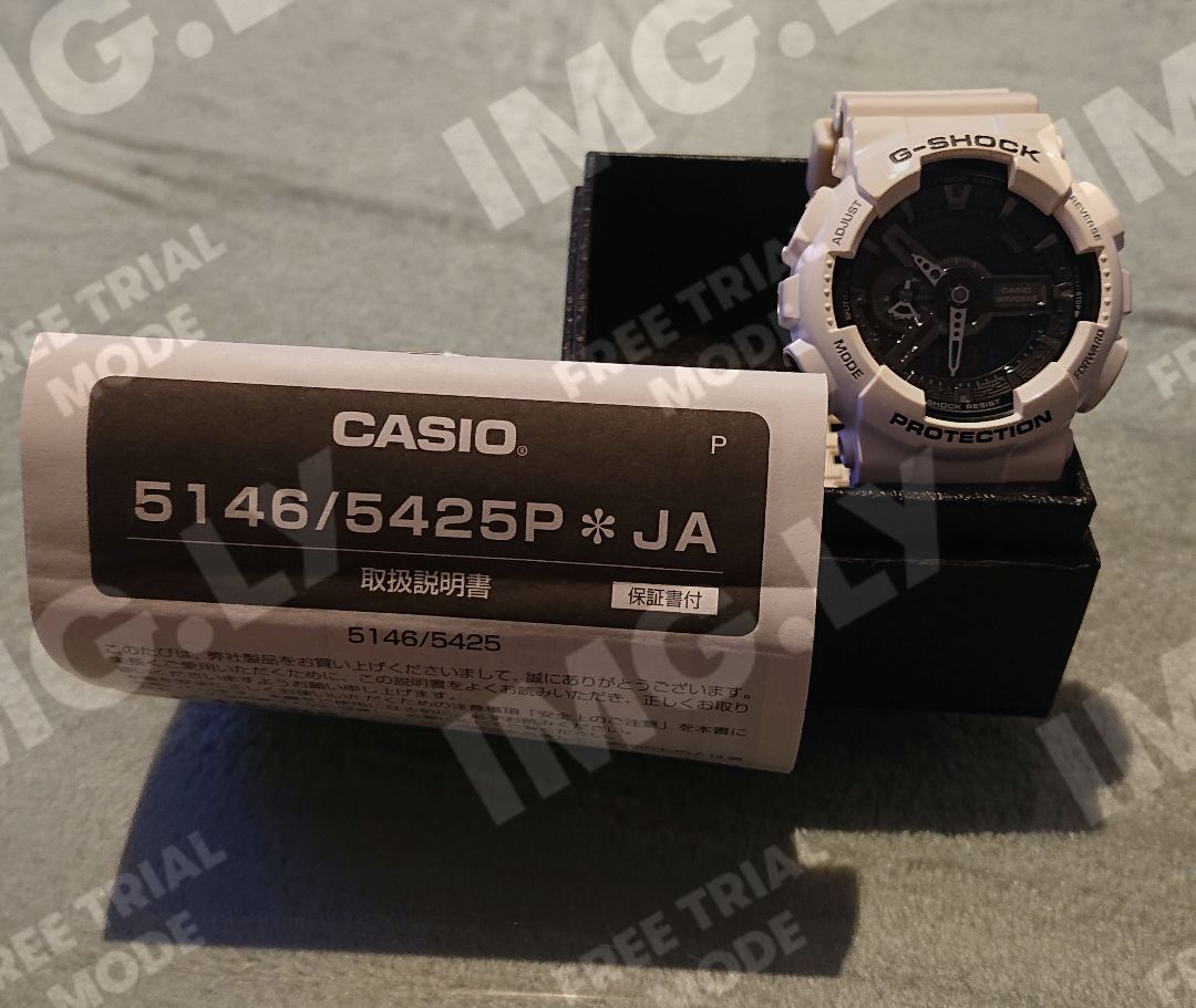 G-Shock GA GA-110GW Digital-Analog Quartz Men -110Gw