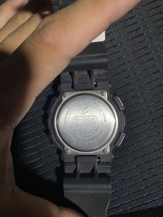 G-Shock GA-100BW Digital-Analog Quartz Men
