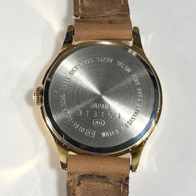 Seiko Alba SUCCESS V701-1S10 Analog Quartz Women Beautiful Item Unused Leather Belt Working Item