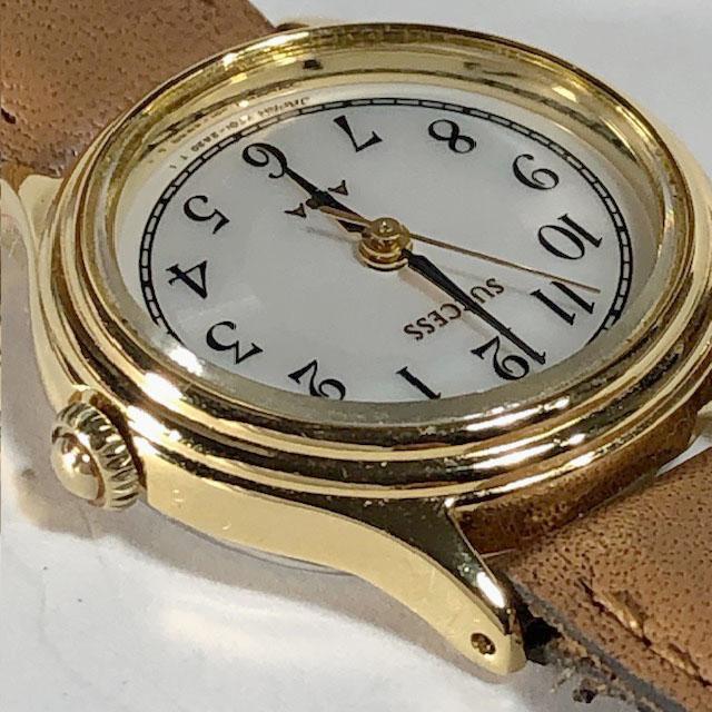 Seiko Alba SUCCESS V701-1S10 Analog Quartz Women Beautiful Item Unused Leather Belt Working Item