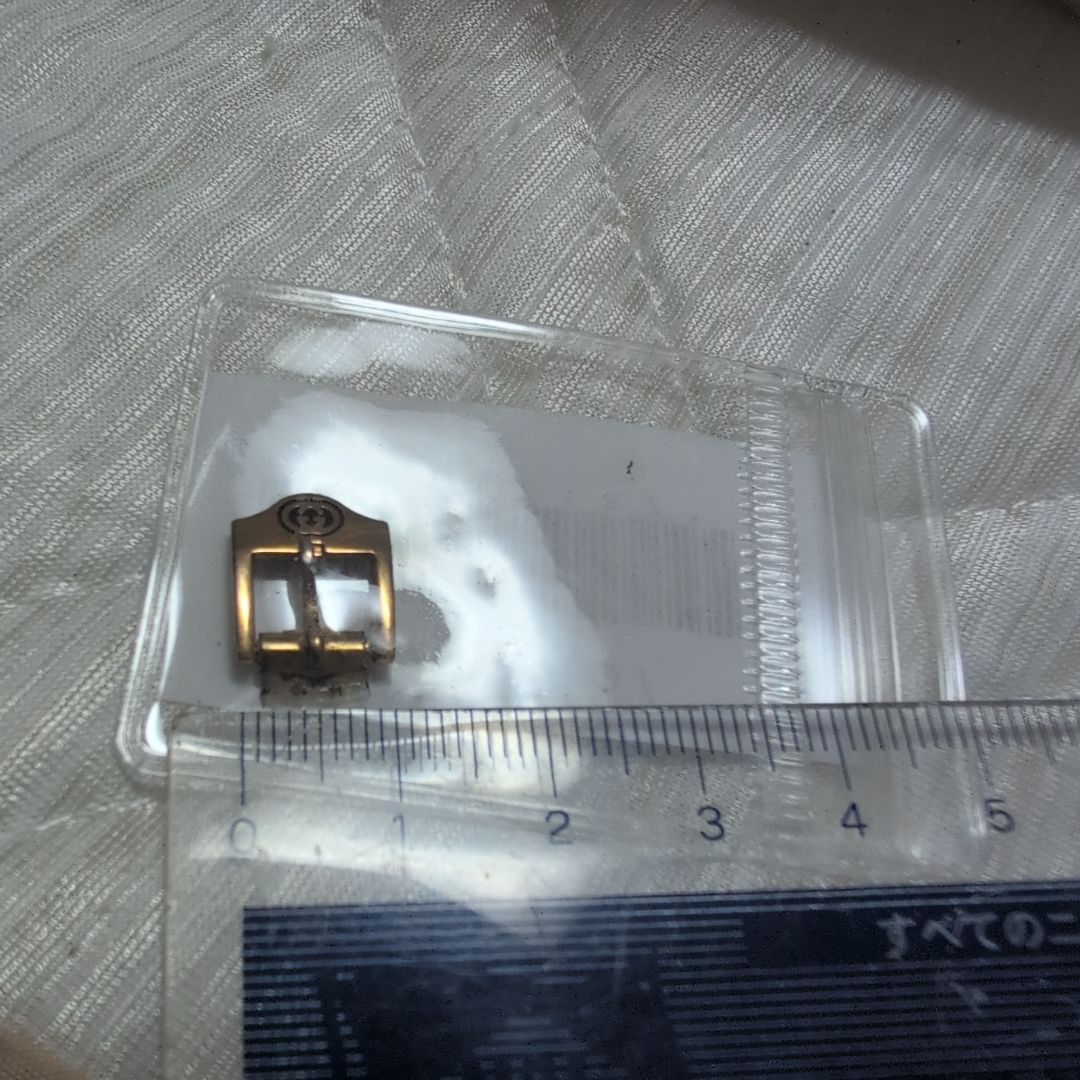 Gucci Genuine Buckle Gold Tone 8Mm Women'S For Parts