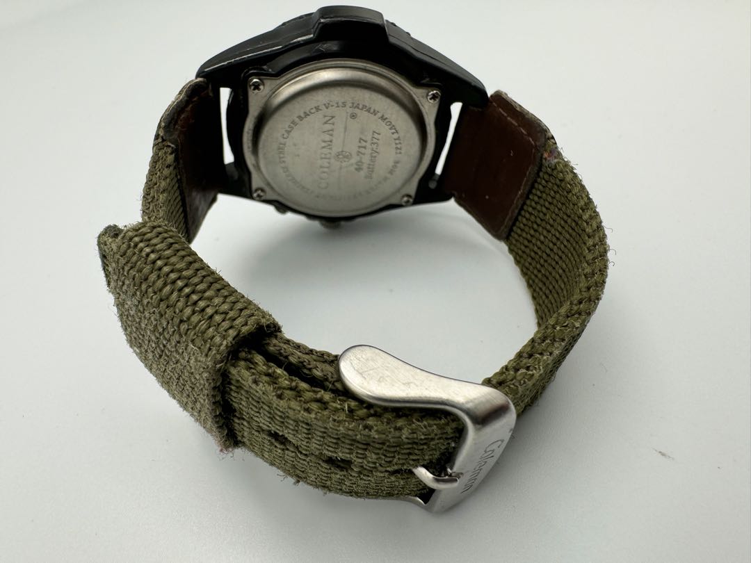 Coleman Analog Quartz Men Night Sight Watch Military