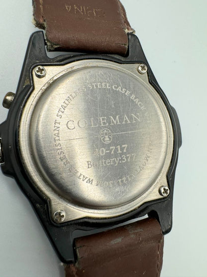 Coleman Analog Quartz Men Night Sight Watch Military
