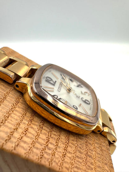 Citizen xC H058-T018611 Analog Quartz (Solar Powered) Women Vintage Eco-Drive Radio Controlled Ladies Junk Watch