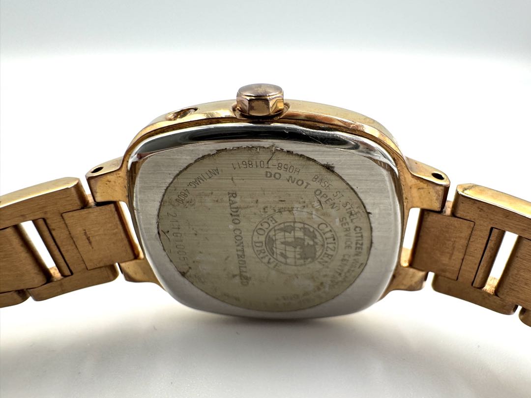 Citizen xC H058-T018611 Analog Quartz (Solar Powered) Women Vintage Eco-Drive Radio Controlled Ladies Junk Watch