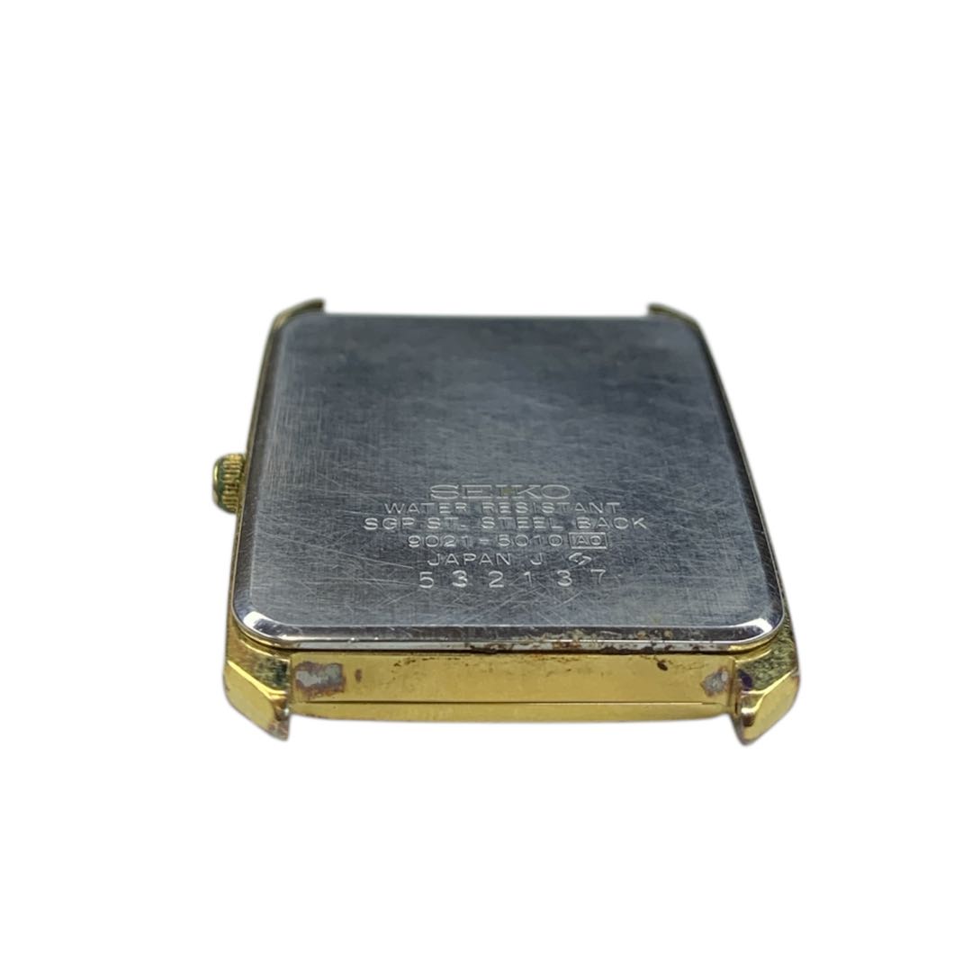 Seiko 9021-5010 Analog Quartz Men Watch Head Only Operation Confirmed