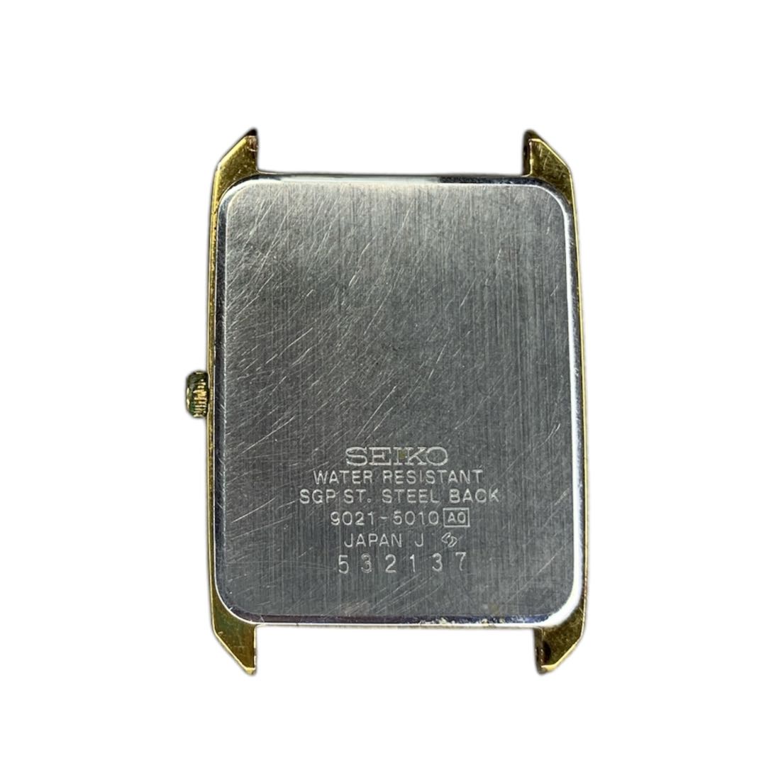 Seiko 9021-5010 Analog Quartz Men Watch Head Only Operation Confirmed