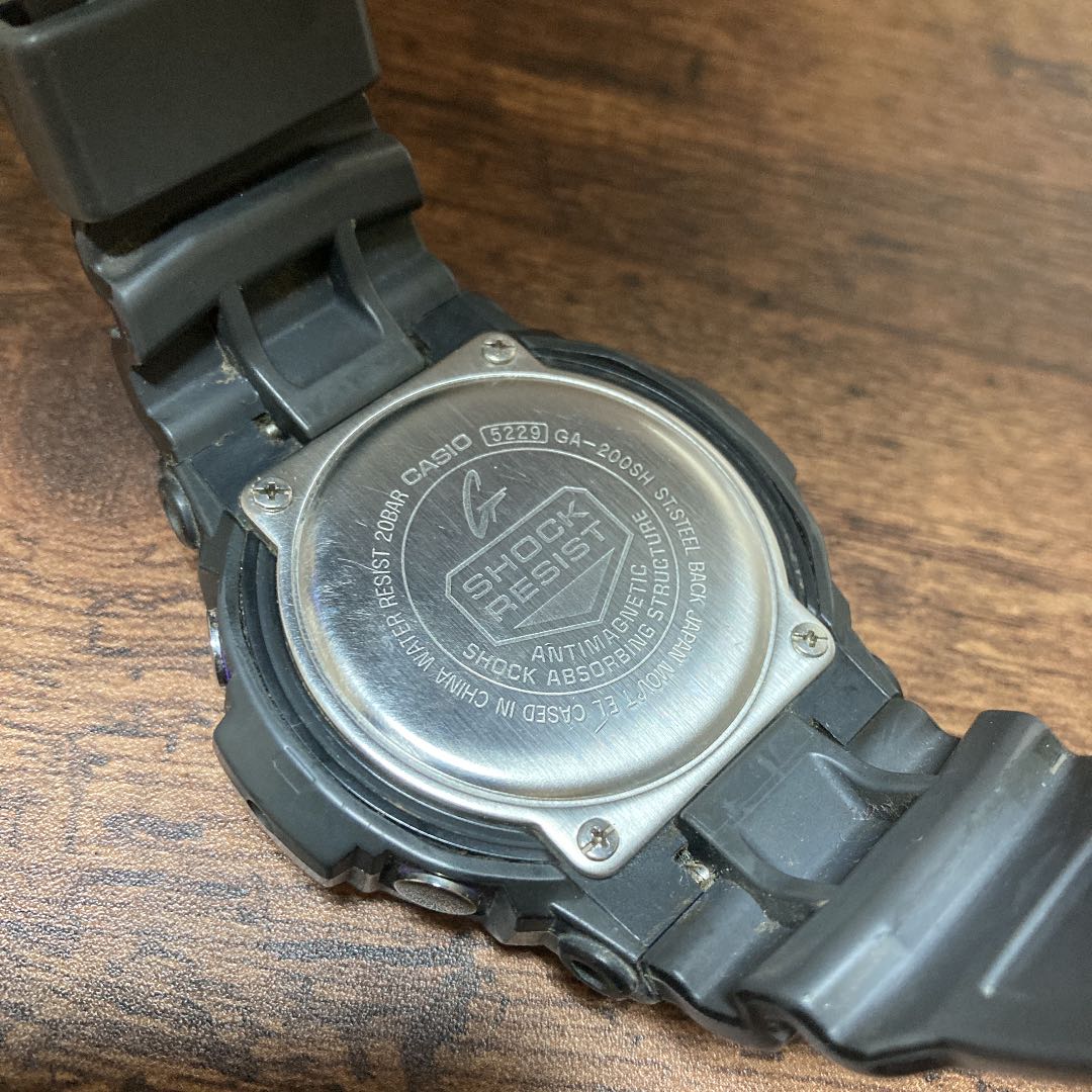 G-Shock GA GA-200SH Digital-Analog Quartz Men -200Sh