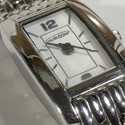 Aureole X28MM Analog Quartz Women 希少美品 オレオール ホワイト文字盤 Working Item