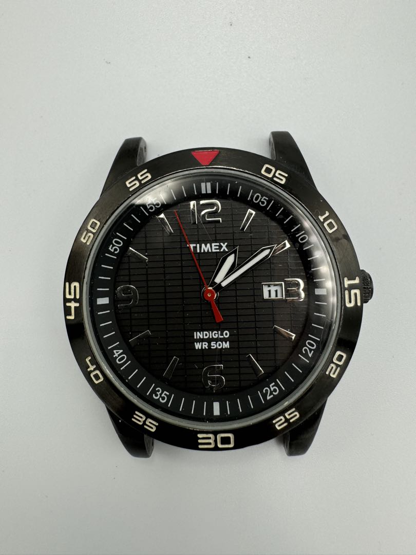 TIMEX INDIGLO Quartz Watch Date Not Working No Strap FOR PARTS