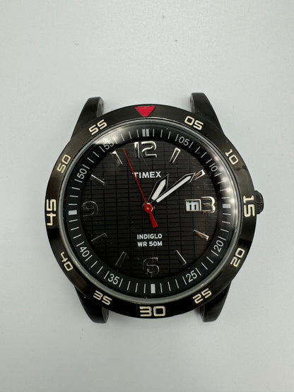 TIMEX INDIGLO Quartz Watch Date Not Working No Strap FOR PARTS