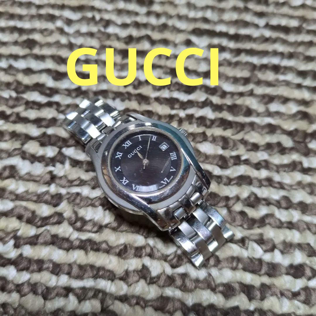 Gucci 5500L Analog Quartz Women ジャンク グッチ Watch