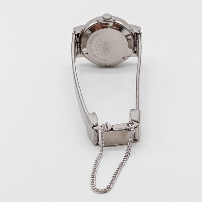 Seiko Analog Quartz Women Watch Silver Tone Battery Replaced
