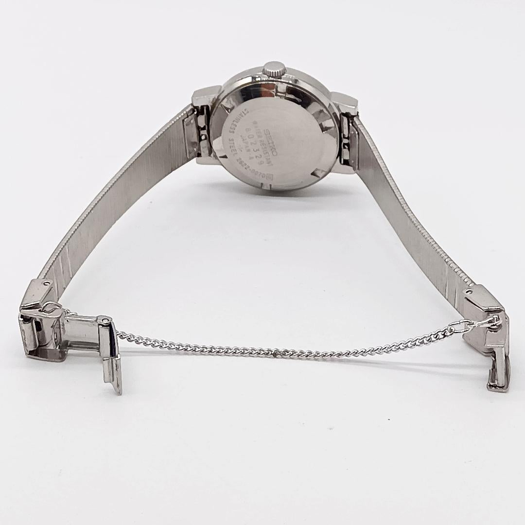 Seiko Analog Quartz Women Watch Silver Tone Battery Replaced