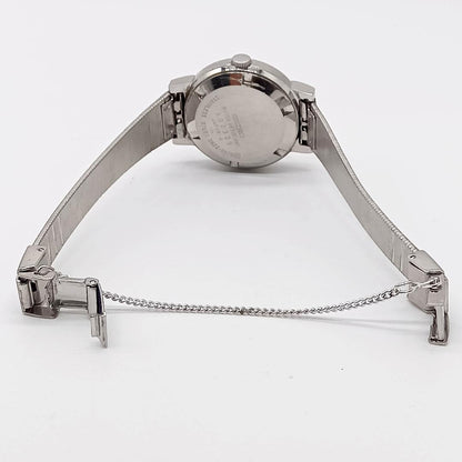 Seiko Analog Quartz Women Watch Silver Tone Battery Replaced