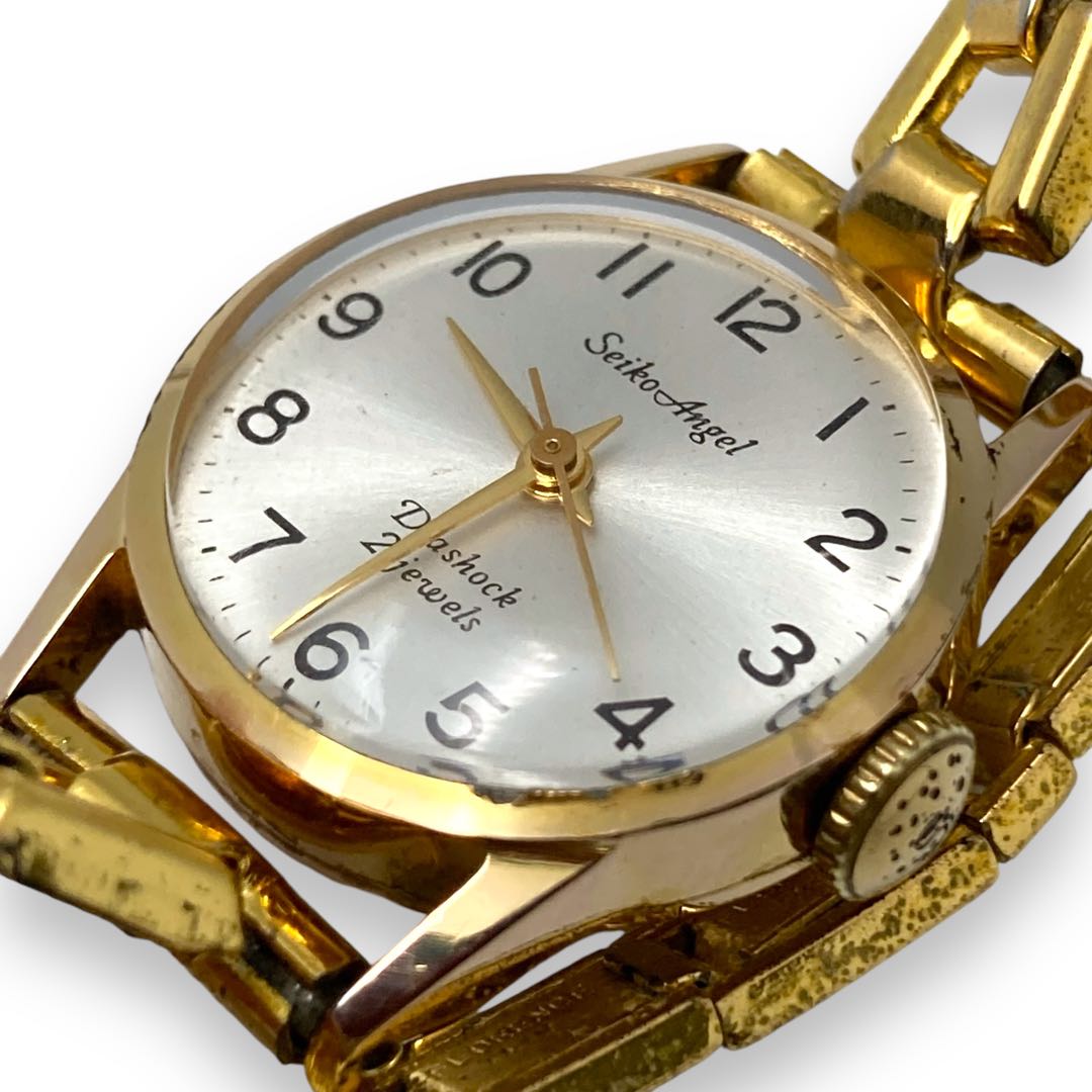 Seiko ANGEL Analog Mechanical (Manual) Women 21 Jewels Gold Plated Manual Winding Watch
