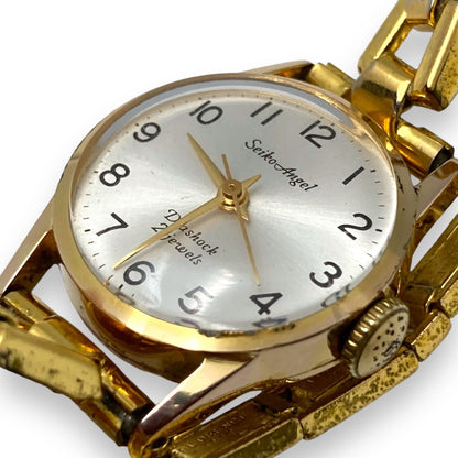 Seiko ANGEL Analog Mechanical (Manual) Women 21 Jewels Gold Plated Manual Winding Watch