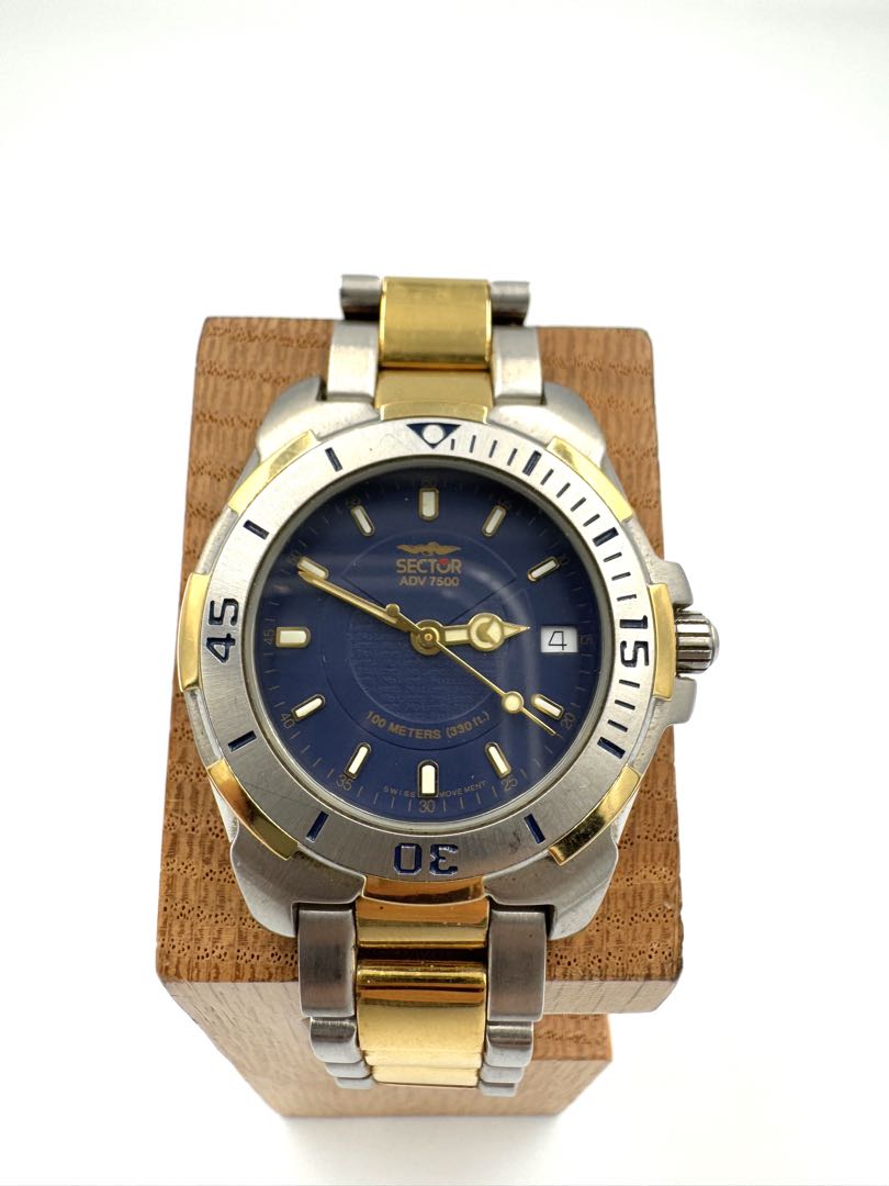 Sector Analog Quartz Men Adv7500 Watch For Parts