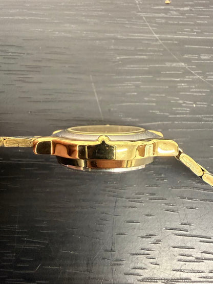 Lemand Analog Quartz Women レマンド レトロ品 Watch ゴールド系 コンビベルト [For Parts / Junk]