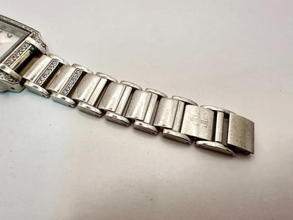Jennifer Lopez Ladies Wristwatch, 25.5mm Silver Case, Quartz, Decorative Bezel