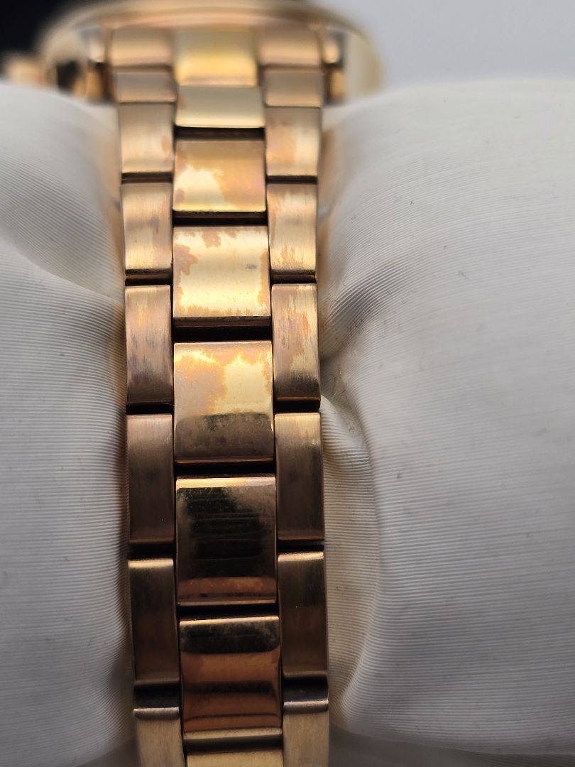 Furla Analog Quartz Women フルラ ゴールド Watch ピンク文字盤