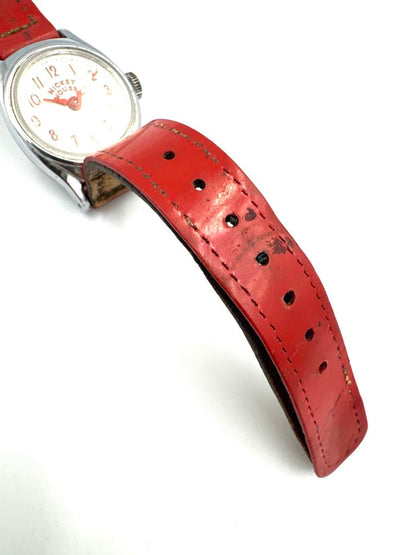 Disney mickey Analog Mechanical (Manual) Women Vintage Mouse Us Time Manual Winding Watch For Parts