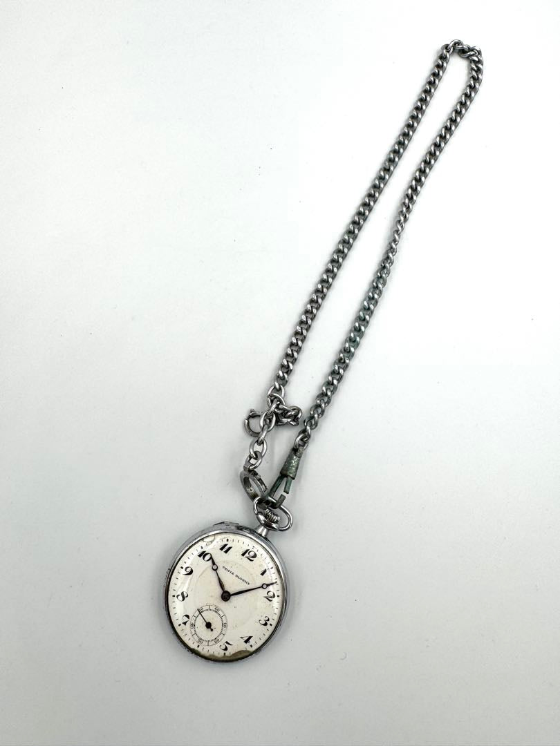 TRIPLE BLOOMS Mechanical Pocket Watch Manual Winding FOR PARTS