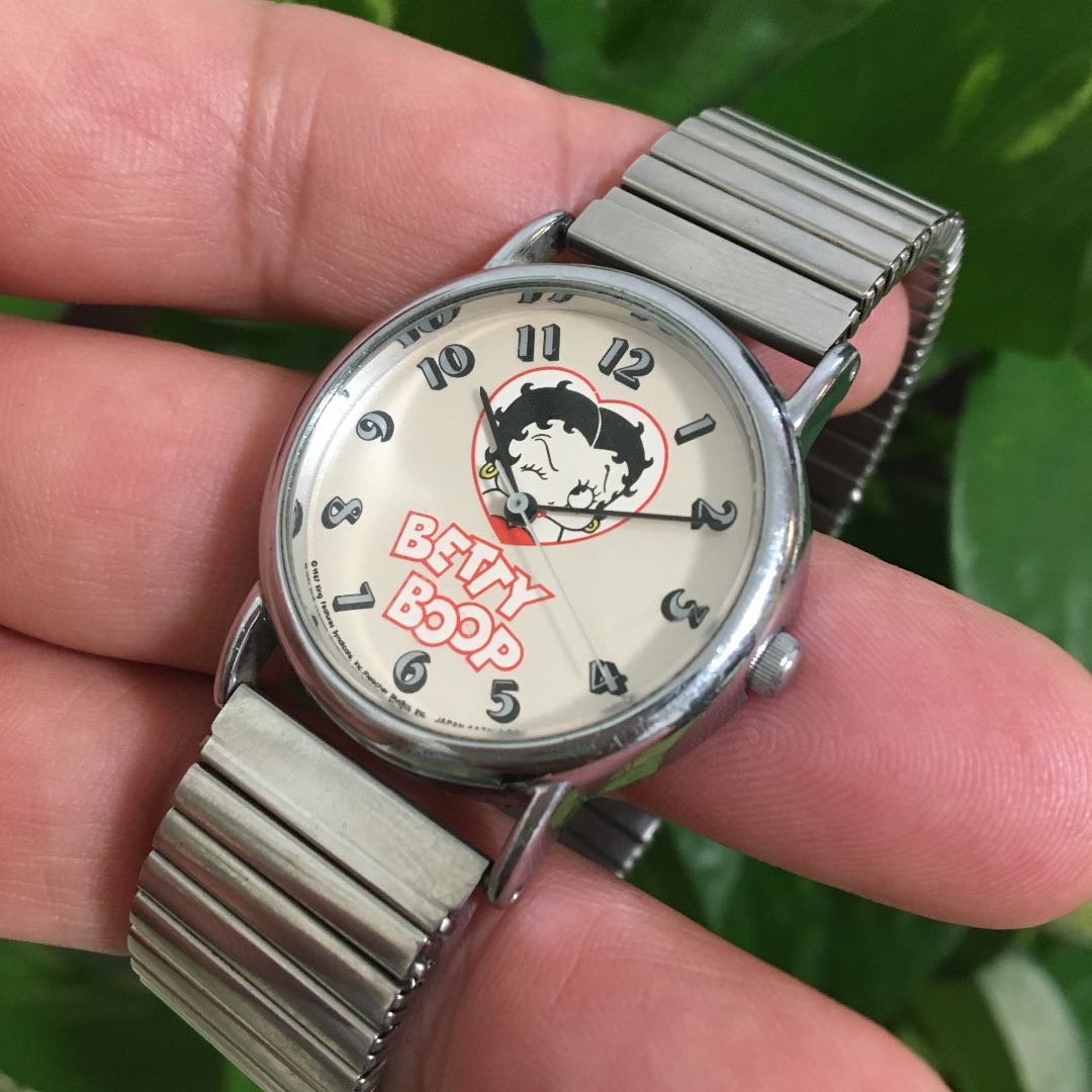 BETTY BOOP Analog Quartz Women ベティ・ブープ 希少 レトロ ベティ Watch
