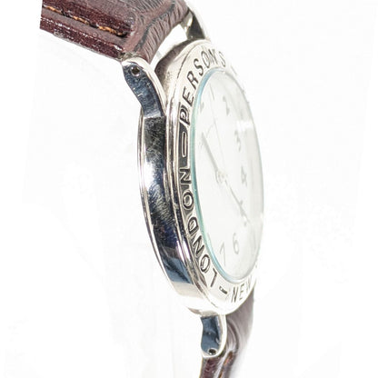 Persons Quartz V701-1P20 Analog Men Men'S Wristwatch With New Leather Strap