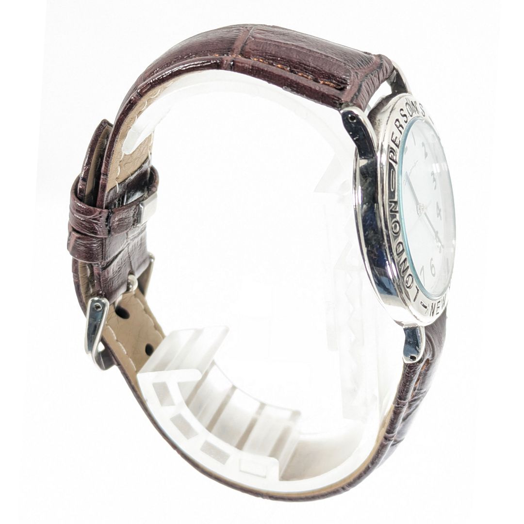 Persons Quartz V701-1P20 Analog Men Men'S Wristwatch With New Leather Strap