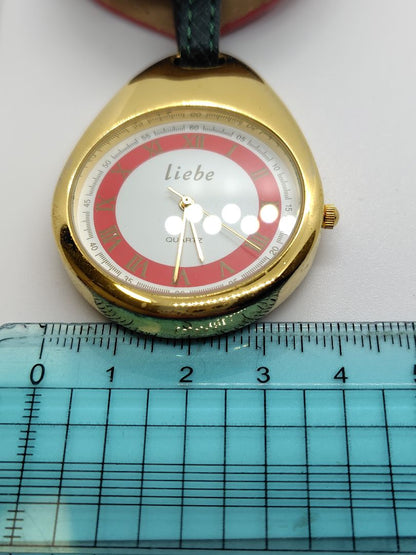 Liebe 14-15CM Analog Quartz Women リーベ リエベ 時計 ケース付 イチゴ ストラップ