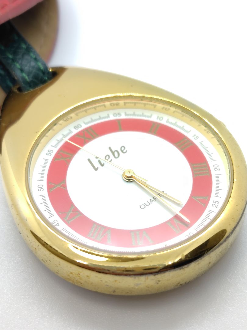 Liebe 14-15CM Analog Quartz Women リーベ リエベ 時計 ケース付 イチゴ ストラップ