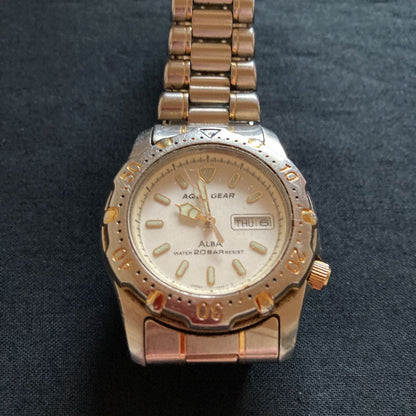 Seiko Alba Aqua Gear V733-6A11 Analog Quartz Men